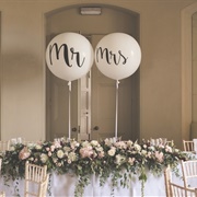 Balloons in Wedding Decor