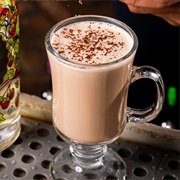 Raspberry Hot Chocolate Cocktail