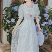 Sailor Collar Wedding Dress