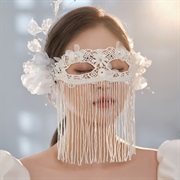 Tasseled Mask for Bride