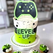 Gaming Theme Birthday Cake