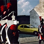 Village in the Province of Brabant, Belgium. Commemoration... (Harry Gruyaert)