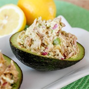 Salad Stuffed Avocado