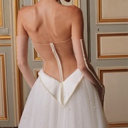 "Naked" Back With Visible Zipper