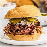 Smoked Pulled Pork Sandwich