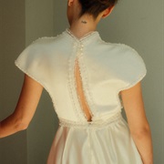 Keyhole Lined With Beading