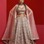 Dupatta Draped Over Shoulders Like Shawl