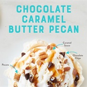 Chocolate Caramel Butter Pecan Ice Cream