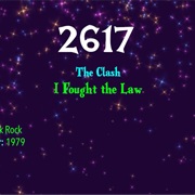 #8019 I Fought the Law by the Clash