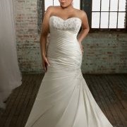 Taffeta and Satin Wedding Gown