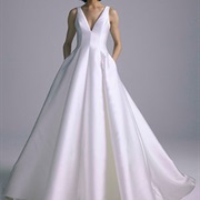 Wedding Gown With Multiple Seaming Details