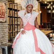 Raised Piece From Bodice Wrapped Around Neck