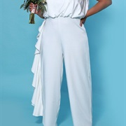 Cascading Ruffle on Side