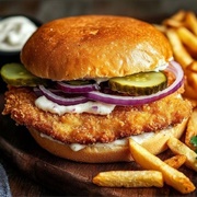 Breaded Pork Tenderloin Sandwich (Indiana)