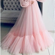 Single Ruffle at Bottom of Dress