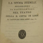 La Sposa Fedele (Pacini)