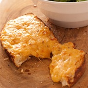 Poppy Seed Sourdough Bread With Marble Cheddar and Hot Honey BBQ Sauce