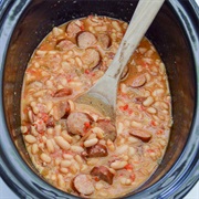 Navy Bean and Andouille Soup