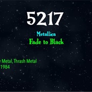 #8726 Fade to Black by Metallica