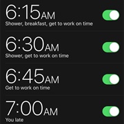 People Who Have Multiple Alarms Set