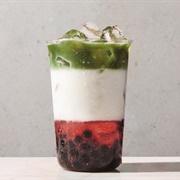 Spumoni Boba Tea With Sugarplum Boba