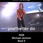 #521 Beat It by Michael Jackson