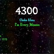 #8485 I'm Every Woman by Chaka Khan