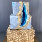 Geode Wedding Cake