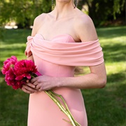 Off-Shoulder With Visible Cups on Bodice