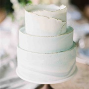 Deckle Edge Wedding Cake