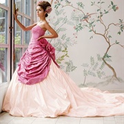 Layered Skirt, Fabric Swag on Overskirt