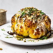 Whole Roasted Cauliflower Salad