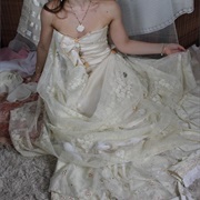 Seashells Used to Decorate Dress