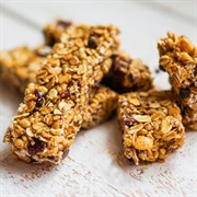Granola Bar With Raisins