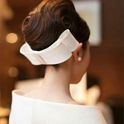 Bow Wrapped Around Bottom Back of Head