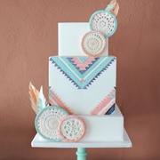 Southwestern Design for Cake