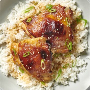 Maple Miso Chicken Thighs