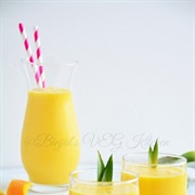 Mango Pineapple and Orange Smoothie
