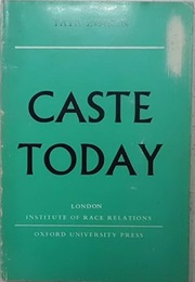 Caste Today (Taya Zinkin)