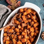Sweet Potato Casserole With Maple Pecans