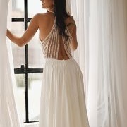 Sheer Beaded Sides to Back