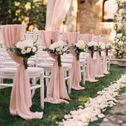 Draping on Aisle Seats