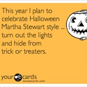 Hide From Trick or Treaters