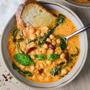 Broth With Chickpeas