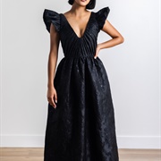 "Statement Shoulders" Bridesmaid Gown