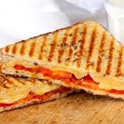 Grilled Cheese and Tomato Sandwich