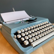 Vintage Typewriter Displayed in House
