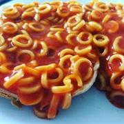 Spaghetti Hoops on Toast