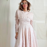 Square Collar on Wedding Dress