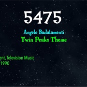 #8785 Twin Peaks Theme by Angelo Badalamenti